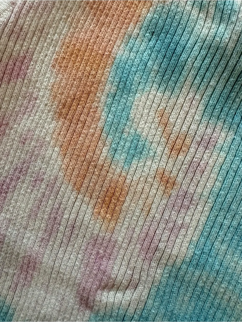 Jolie & Joy Pastel Tie-Dye Ribbed Knit Tank Top - Picture 4 of 4